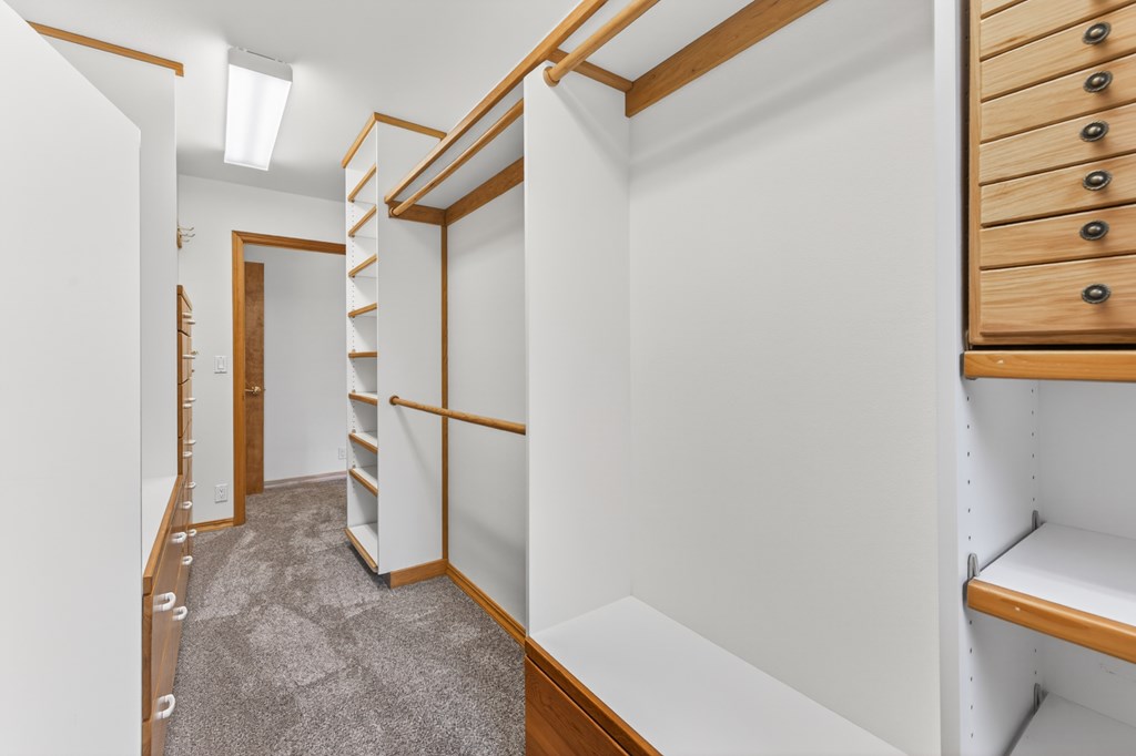 1999 Vardon Road New Meadows, ID 83654 - Photo 19 of 46 Huge Master Bedroom Closet , Lots of shelving with a built-in jewelry box