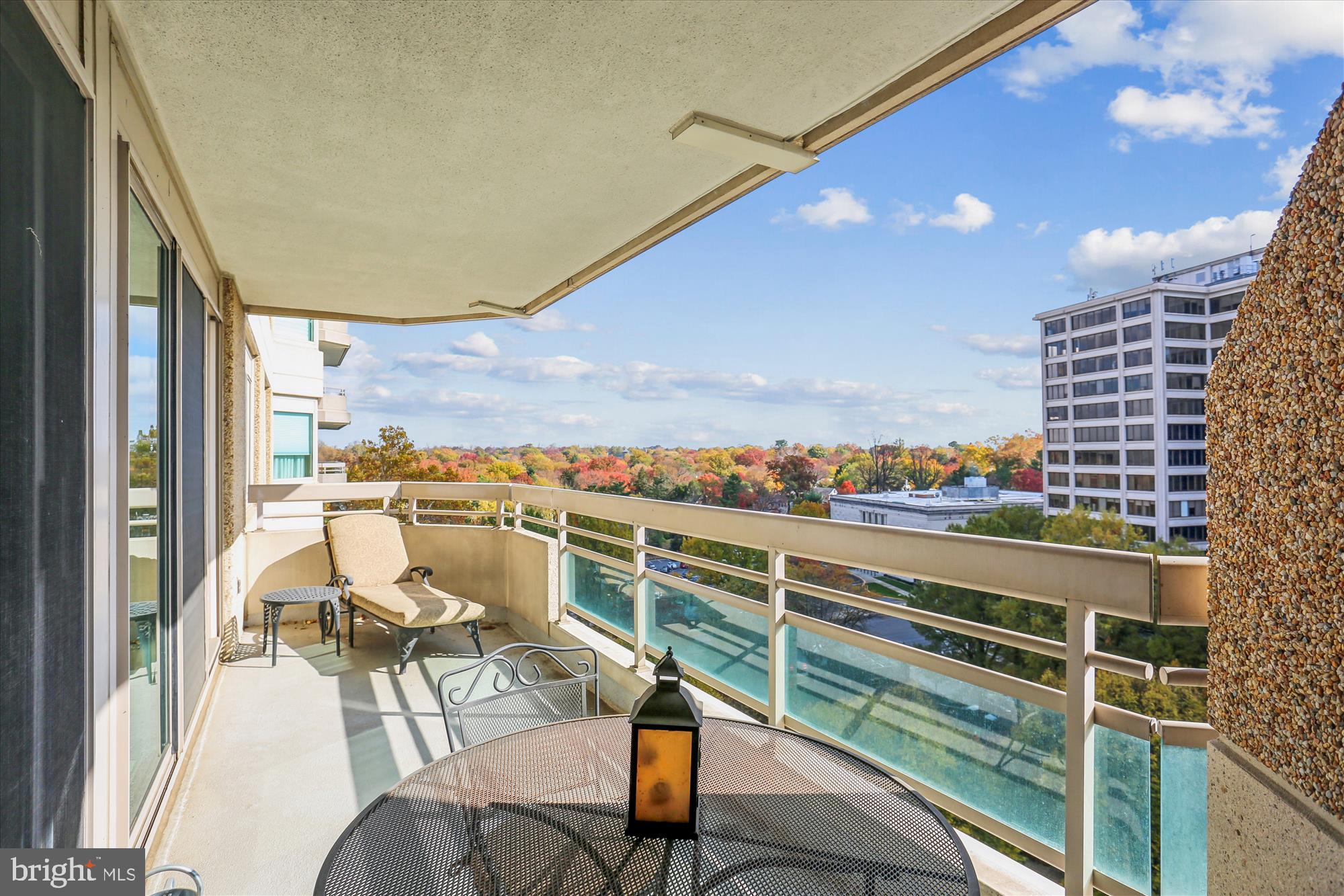 5600 Wisconsin Avenue, Unit 1105 Chevy Chase, MD 20815 - Photo 13 of 67 a view of a balcony with chairs