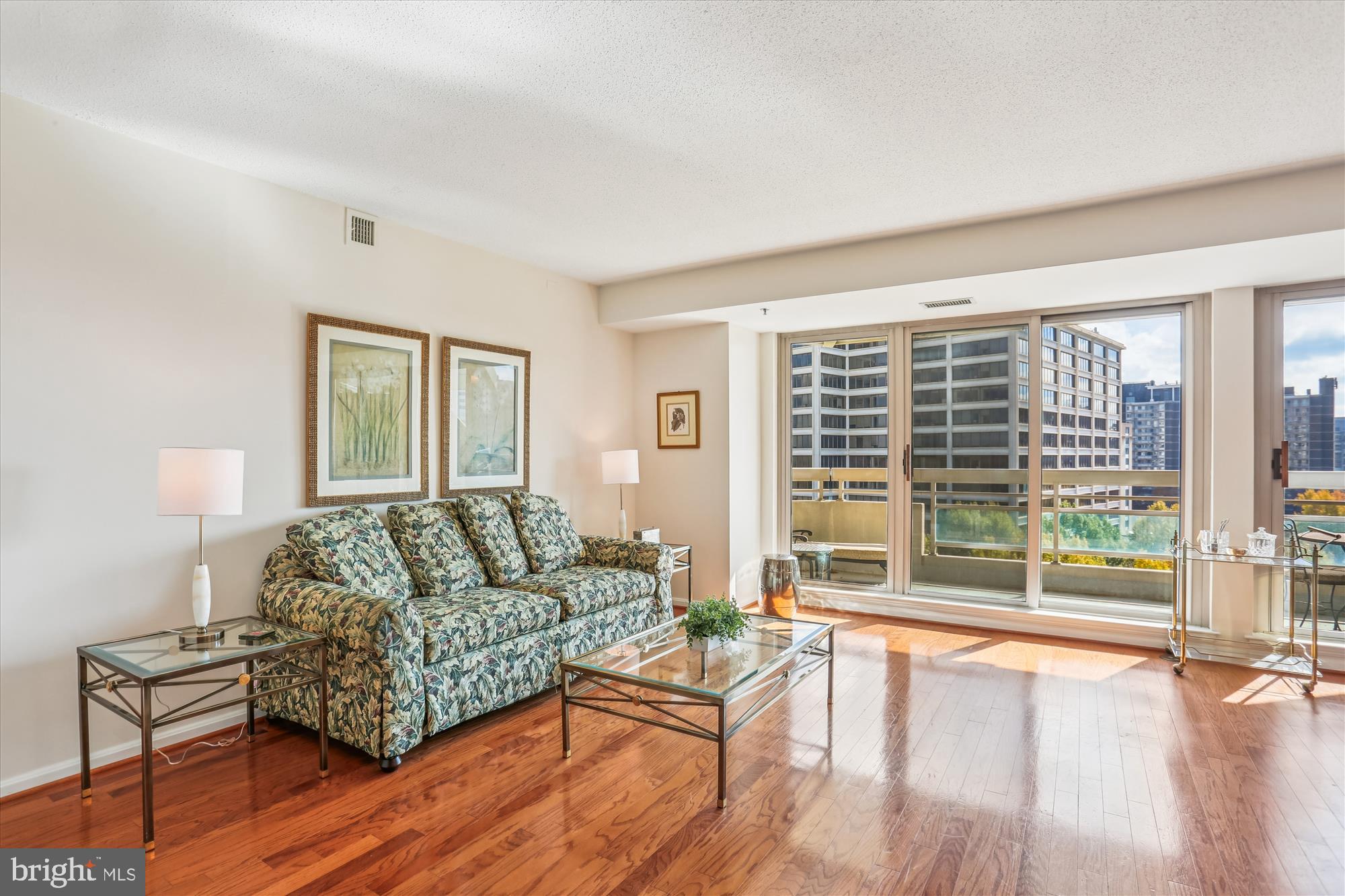 5600 Wisconsin Avenue, Unit 1105 Chevy Chase, MD 20815 - Photo 6 of 67 a living room with furniture and a large window