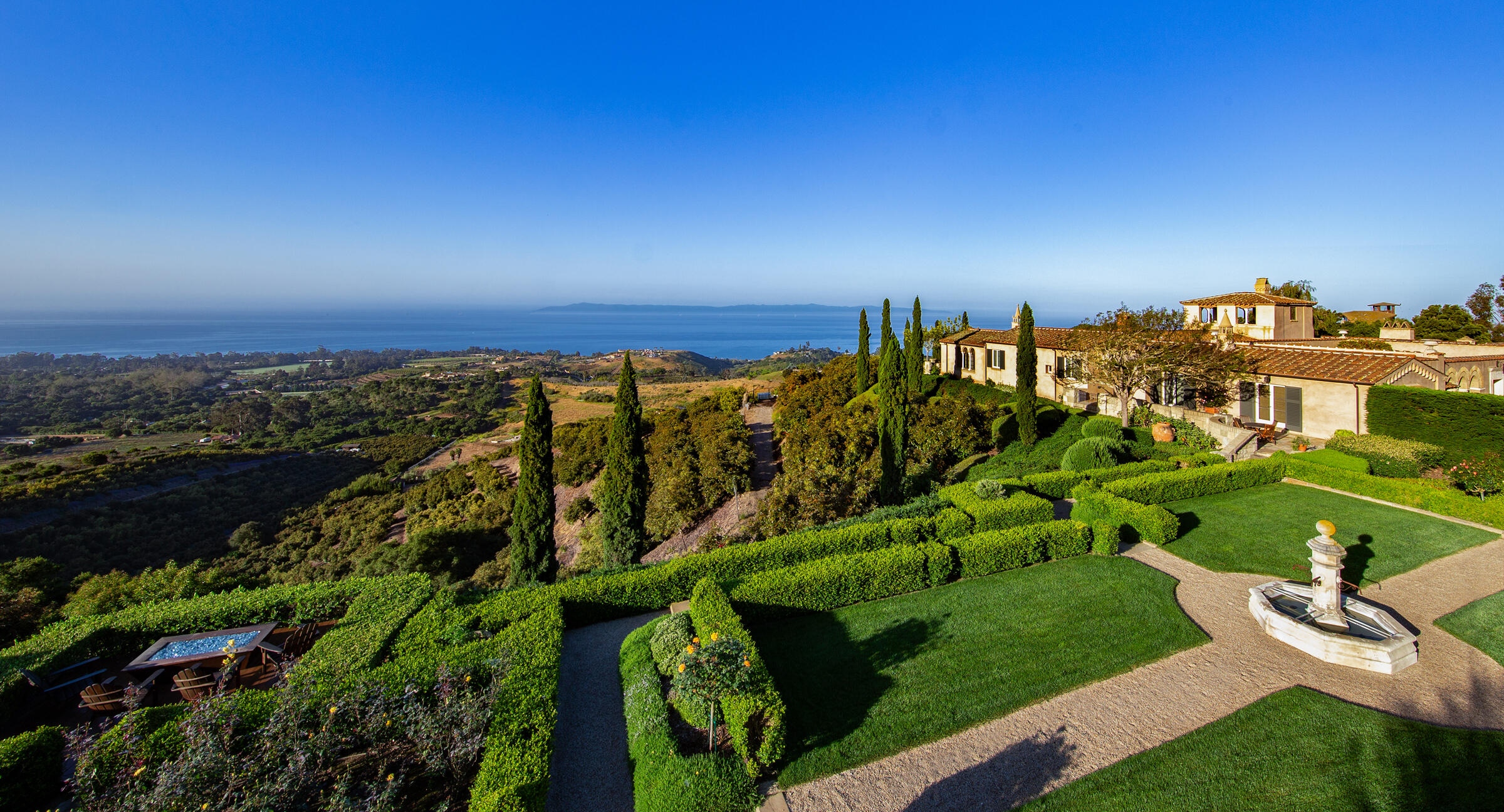 550 Freehaven Drive Montecito, CA 93108 - Photo 22 of 38 a view of a yard with plants