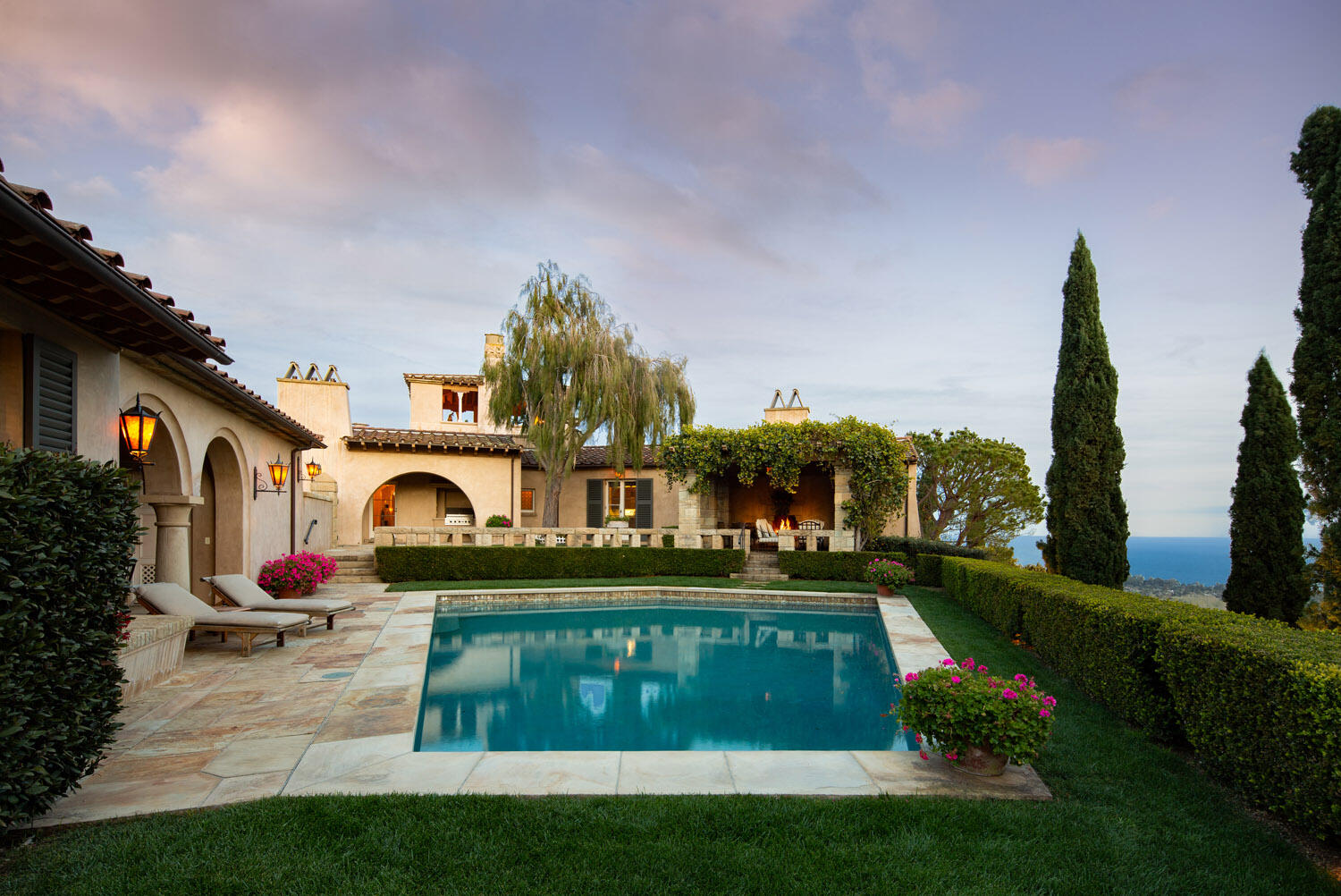 550 Freehaven Drive Montecito, CA 93108 - Photo 28 of 38 a view of houses with yard and green space