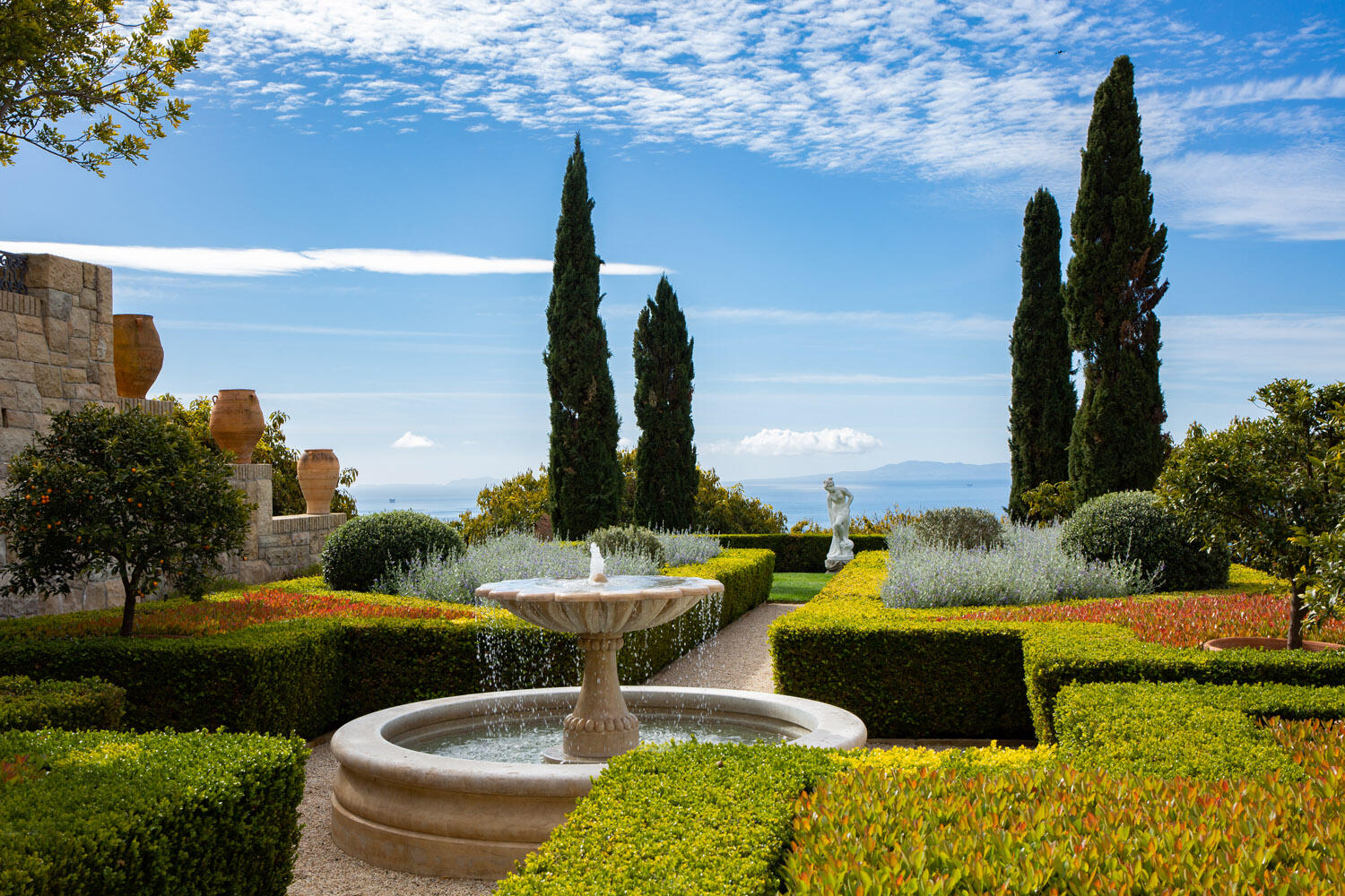 550 Freehaven Drive Montecito, CA 93108 - Photo 32 of 38 a view of a water fountain and a fountain