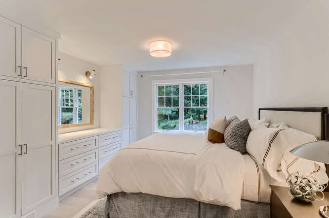 4 Penny Lane Edgartown, MA 02539 - Photo 26 of 60 a bedroom with a bed and a window