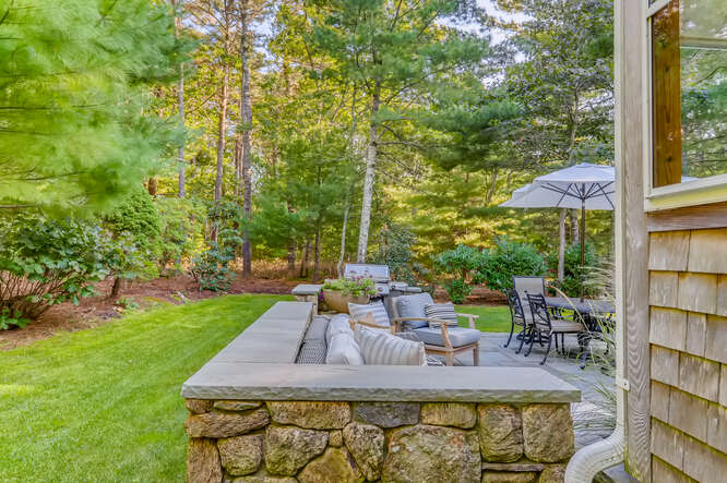 4 Penny Lane Edgartown, MA 02539 - Photo 53 of 60 swimming pool view with a seating space