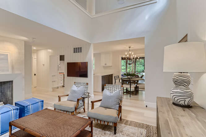 4 Penny Lane Edgartown, MA 02539 - Photo 8 of 60 a living room with furniture and a flat screen tv