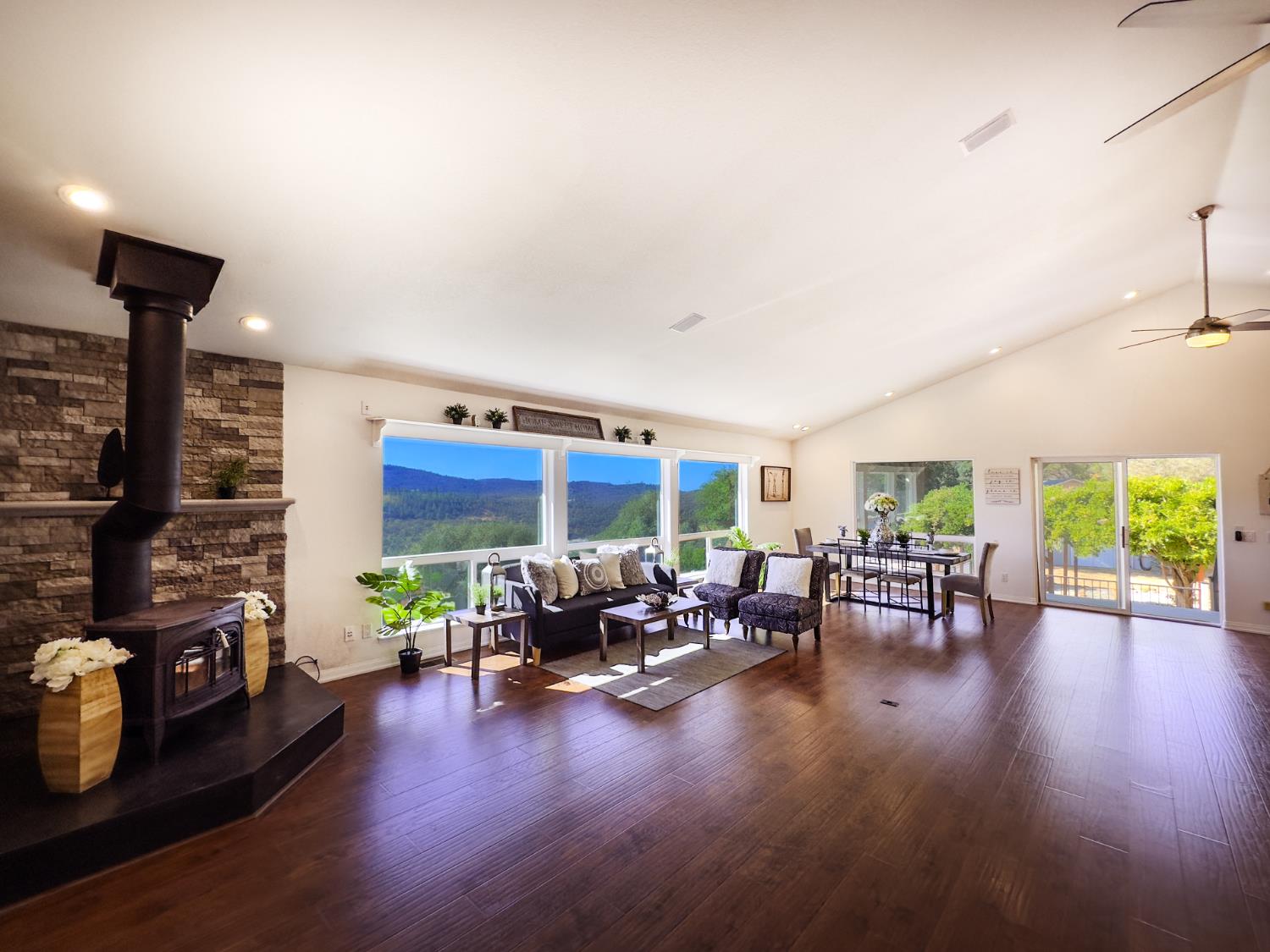 123 No Address Drive Rough and Ready, CA 95975 - Photo 11 of 95 a living room with furniture and a wooden floor