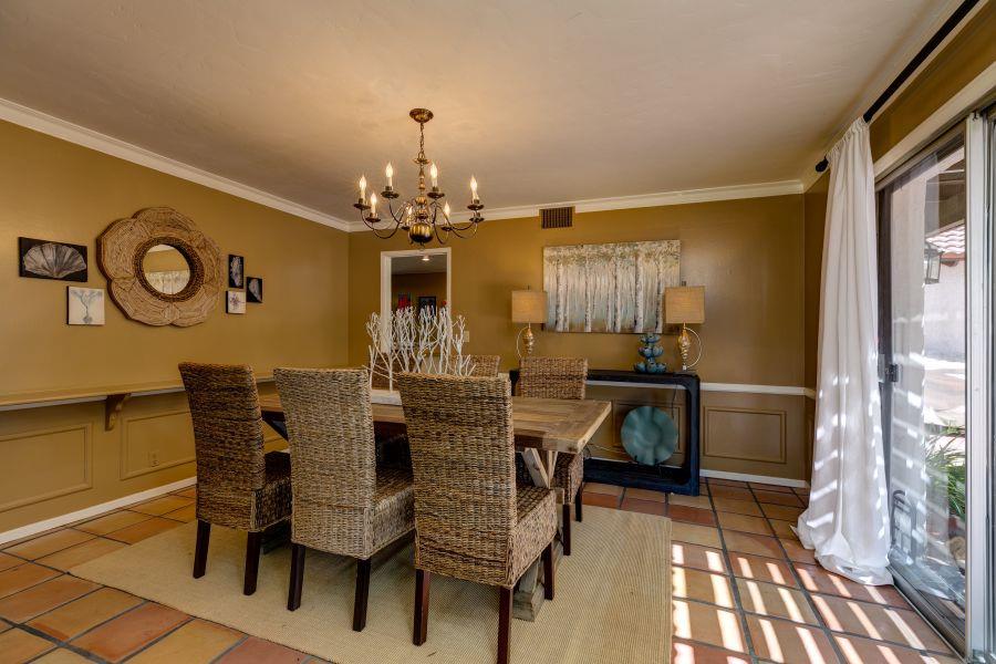 1195 Rancho Court Ojai, CA 93023 - Photo 11 of 49 a view of a dining room with furniture and wooden floor