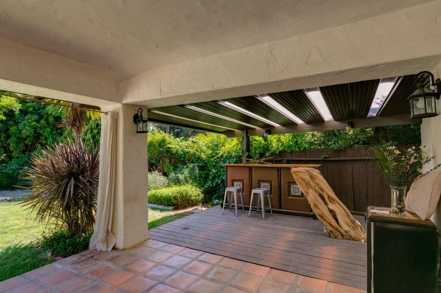 1195 Rancho Court Ojai, CA 93023 - Photo 36 of 49 a backyard of a house with seating space