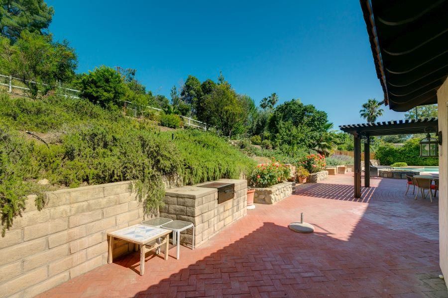 1195 Rancho Court Ojai, CA 93023 - Photo 38 of 49 a view of a patio with a table and chairs
