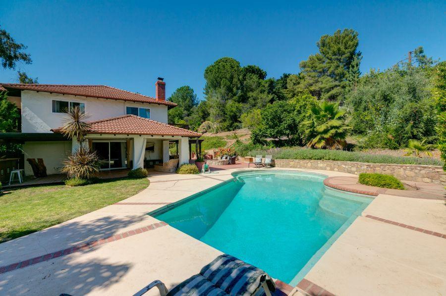 1195 Rancho Court Ojai, CA 93023 - Photo 40 of 49 a view of a house with a yard