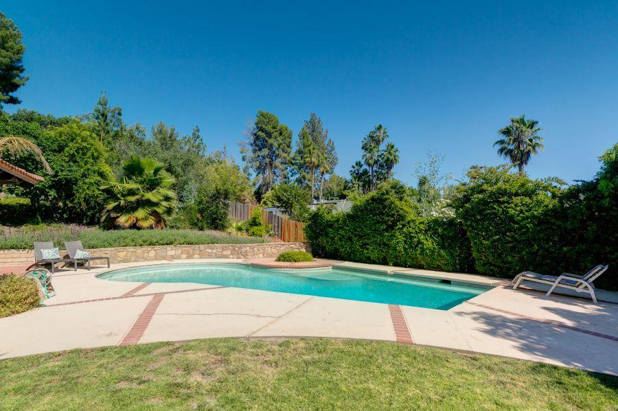 1195 Rancho Court Ojai, CA 93023 - Photo 41 of 49 a view of a yard with an outdoor space