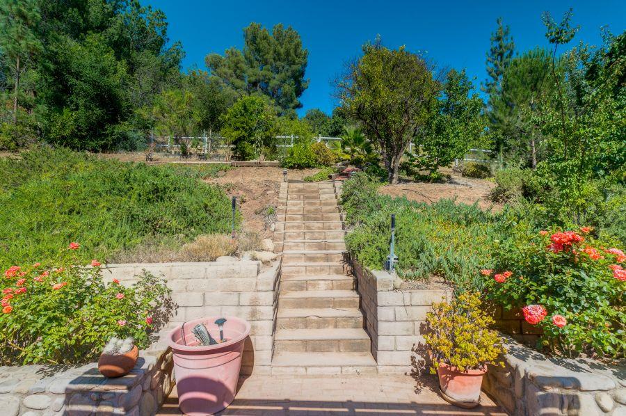 1195 Rancho Court Ojai, CA 93023 - Photo 42 of 49 a view of a pathway with plants