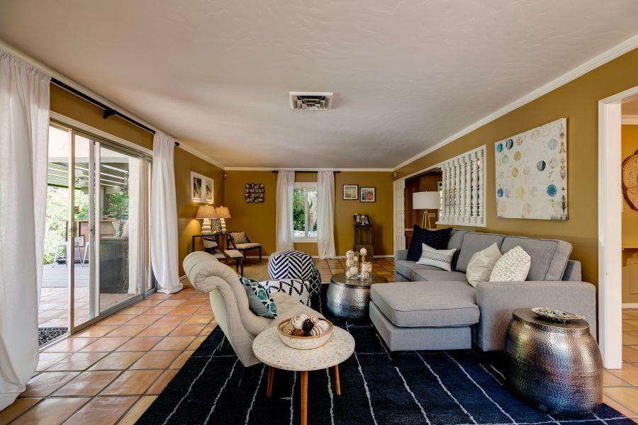 1195 Rancho Court Ojai, CA 93023 - Photo 8 of 49 a living room with furniture and a wooden floor