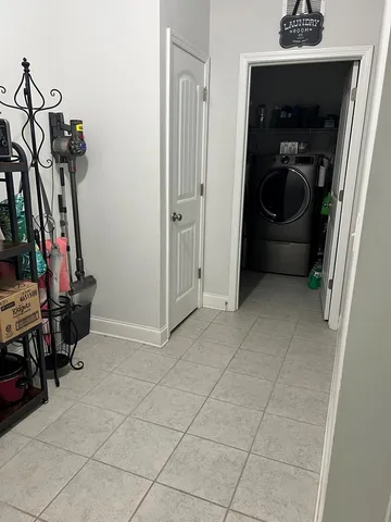 a view of a storage & utility room