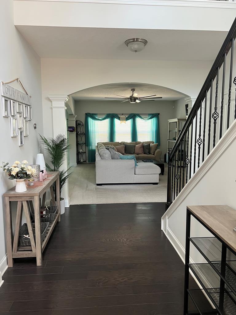 1048 Crosswinds Drive Midland, GA 31820 - Photo 2 of 25 a view of entryway livingroom and hall with wooden floor