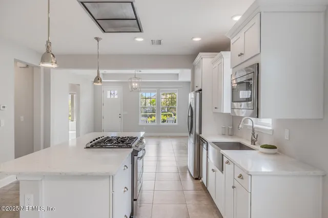 a workspace with furniture