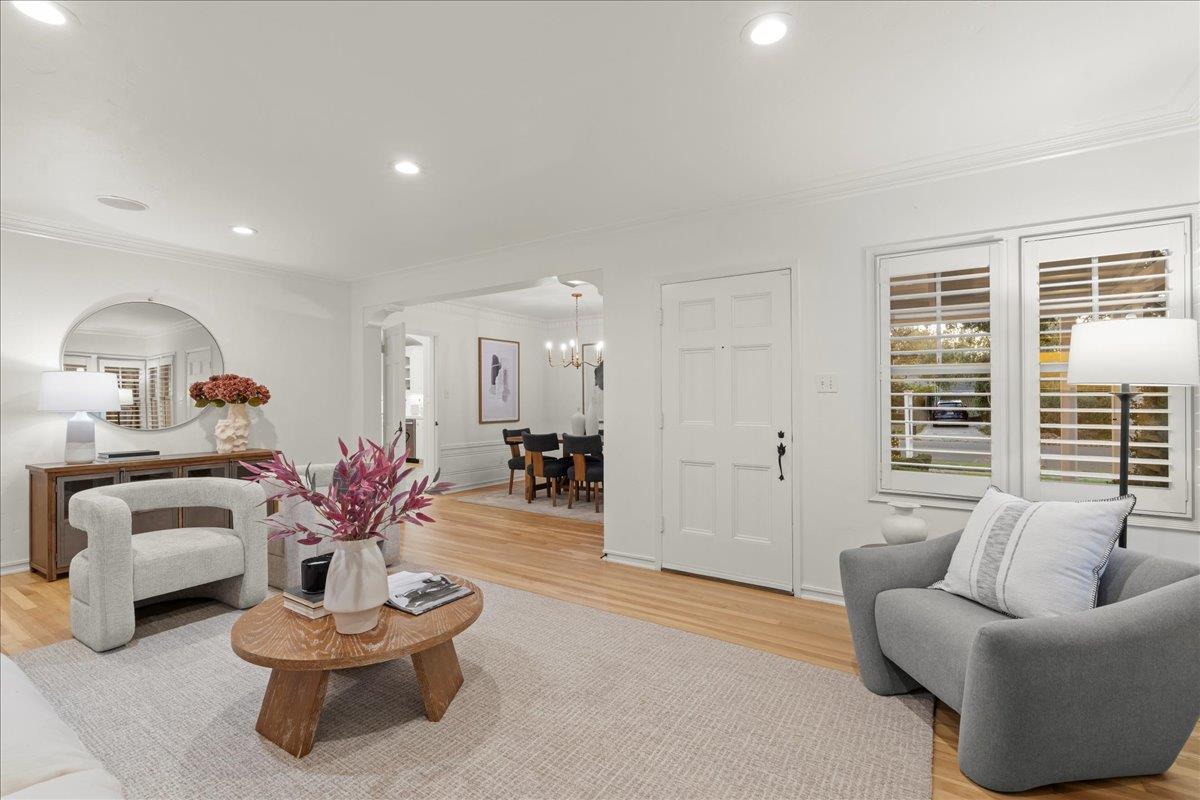 1042 Camino Ramon San Jose, CA 95125 - Photo 11 of 54 a living room with furniture and a large window