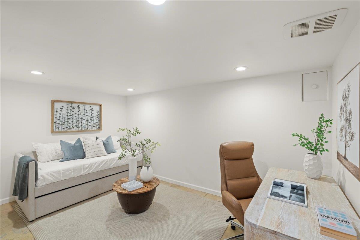 1042 Camino Ramon San Jose, CA 95125 - Photo 18 of 54 a living room with furniture and a potted plant