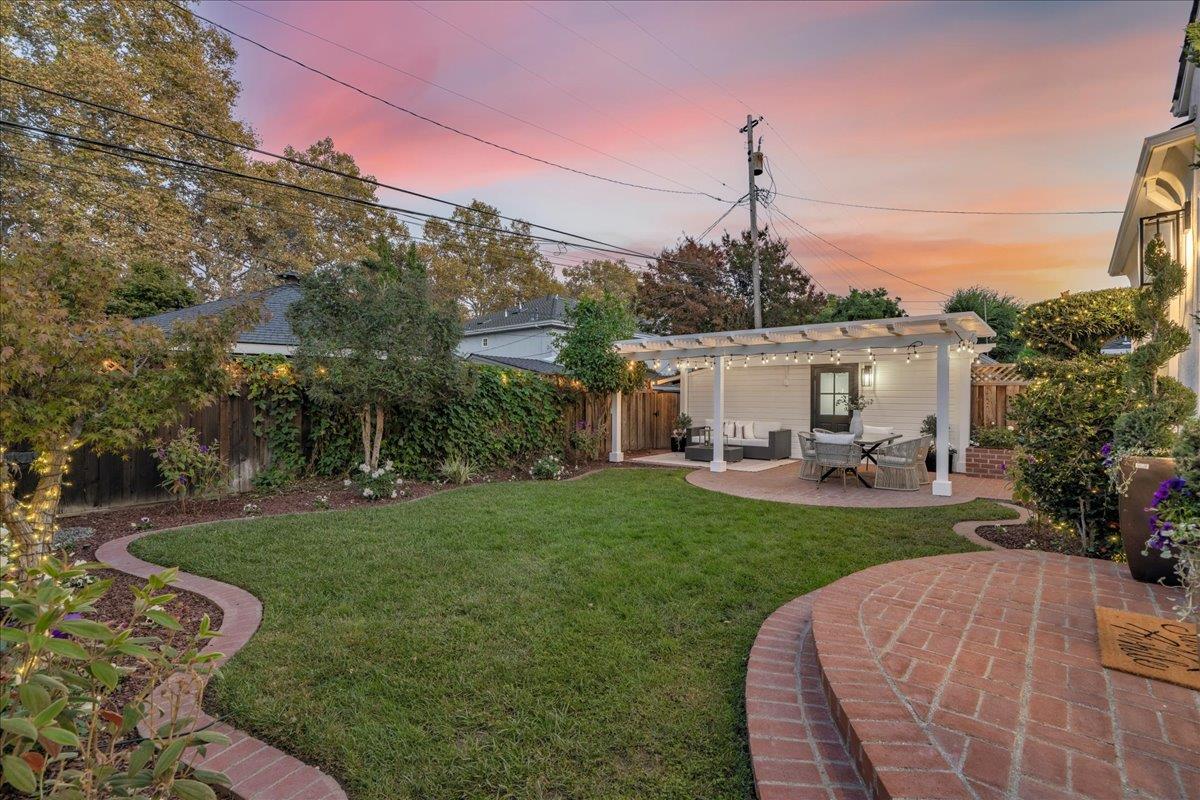 1042 Camino Ramon San Jose, CA 95125 - Photo 32 of 54 a view of a house with backyard sitting area and garden