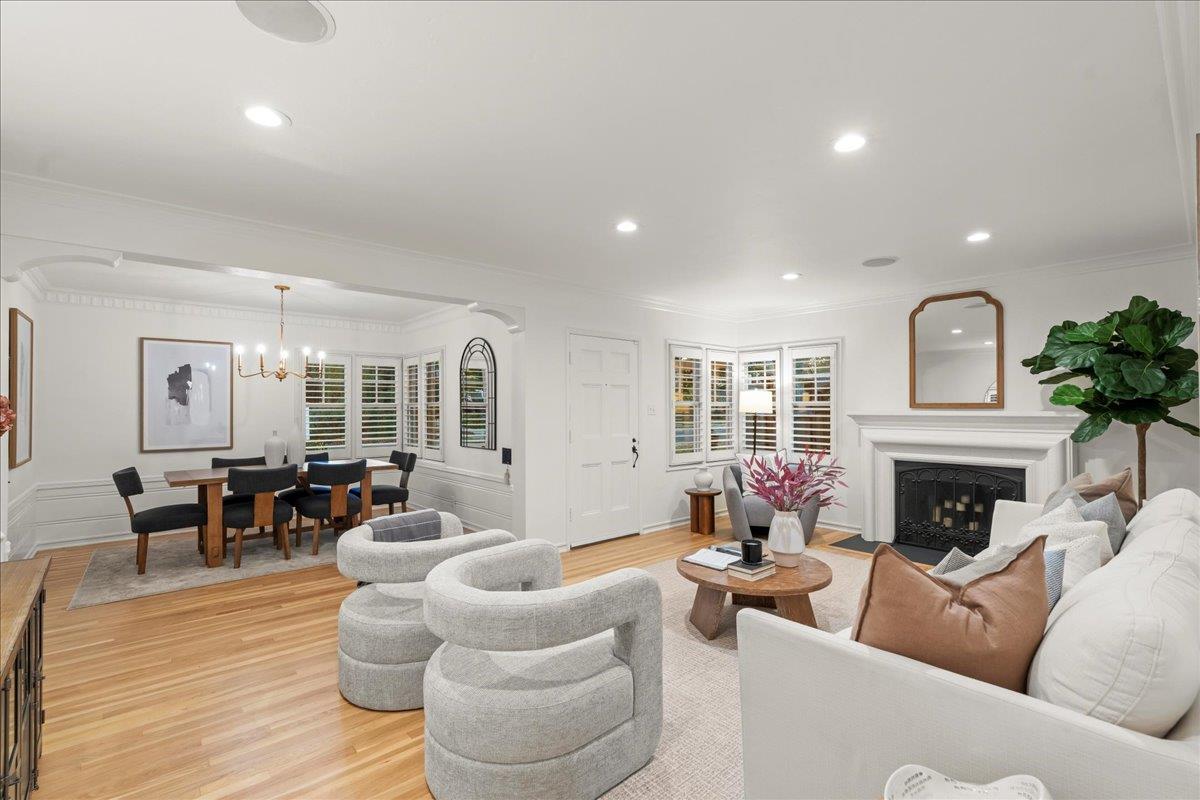 1042 Camino Ramon San Jose, CA 95125 - Photo 10 of 54 a living room with furniture or fireplace and wooden floor