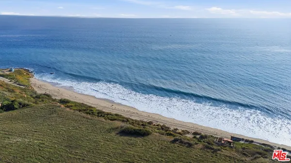 a view of an ocean beach