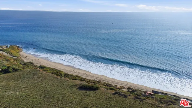 a view of an ocean beach