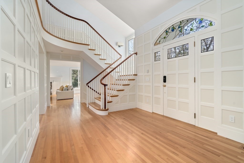 102 Byron Road Weston, MA 02493 - Photo 3 of 39 a view of entryway with wooden floor