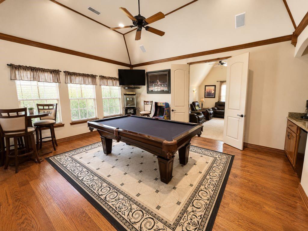 7005 Peter's Path Colleyville, TX 76034 - Photo 20 of 40 a living room with stainless steel appliances furniture and a table