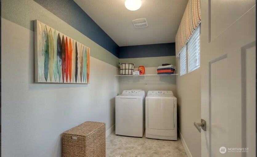 3606 200th Place Southeast Bothell, WA 98012 - Photo 12 of 28 a utility room with dryer and washer