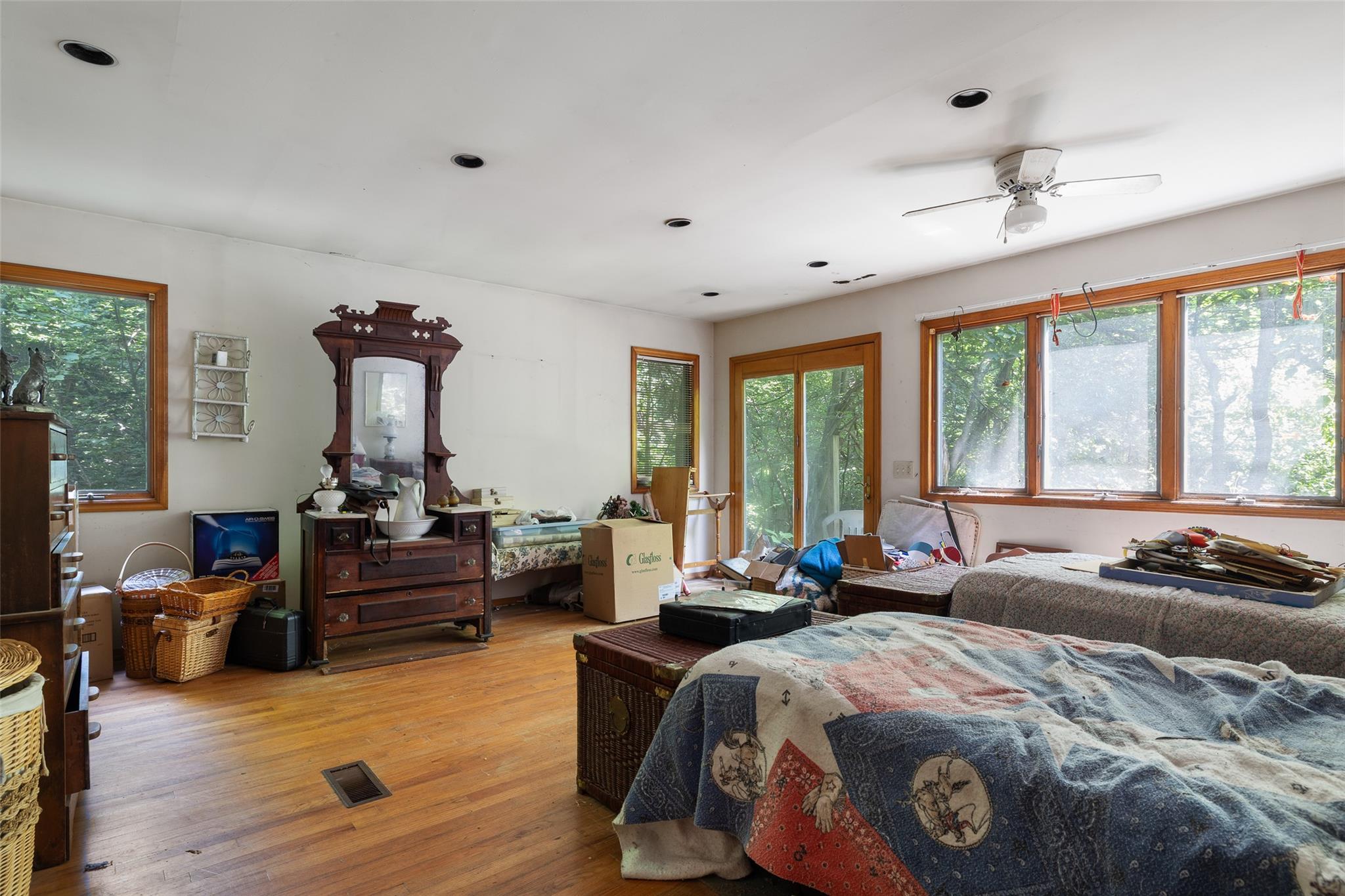 33 North Coleman Road Centereach, NY 11720 - Photo 19 of 40 Bedroom with light wood-style floors and recessed lighting