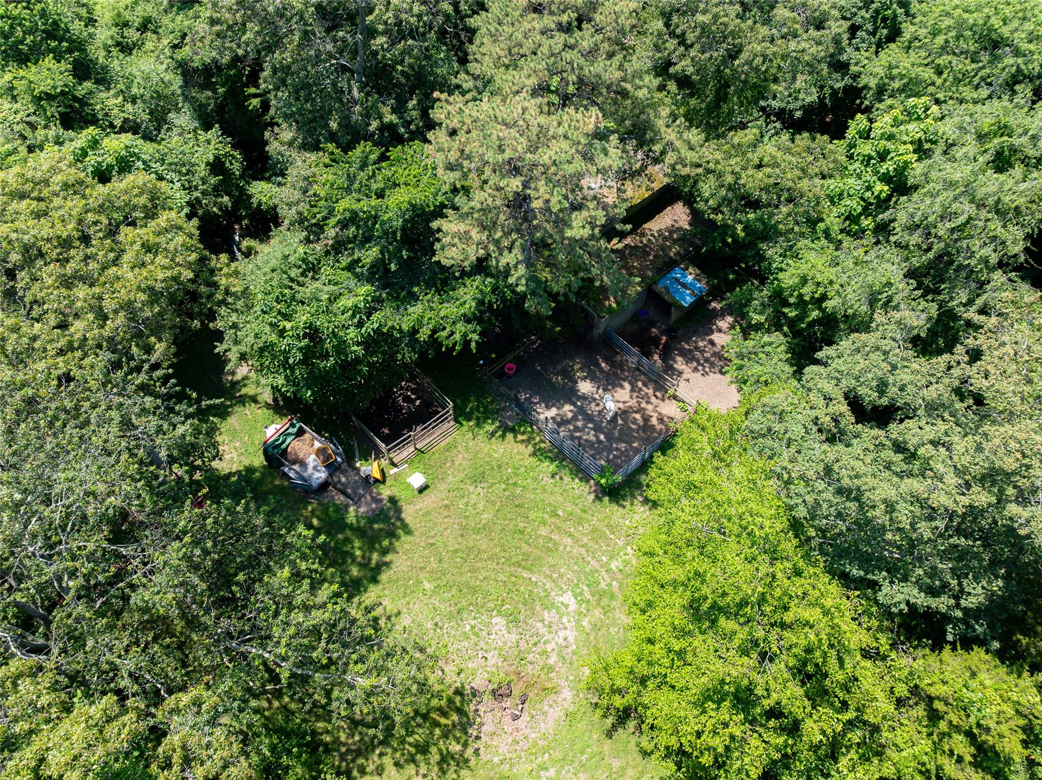 33 North Coleman Road Centereach, NY 11720 - Photo 36 of 40 Aerial view of a heavily wooded area
