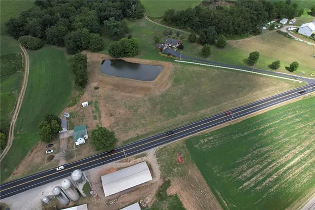 a view of a pool from a balcony