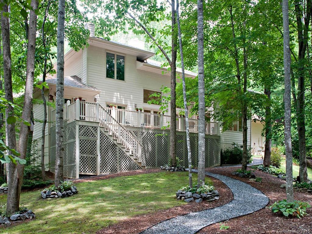 615 Brandywine Road Waynesville, NC 28786 - Photo 20 of 24 a view of a house with a yard
