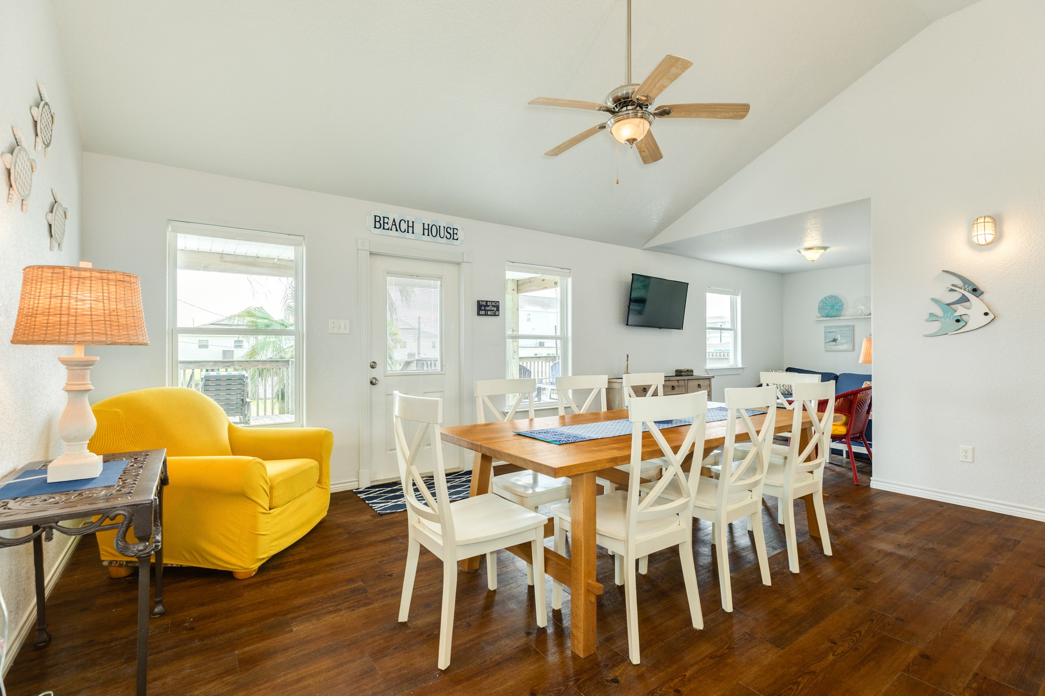 507 Point Lookout Surfside Beach, TX 77541 - Photo 16 of 31 a view of a dining room with furniture and a window
