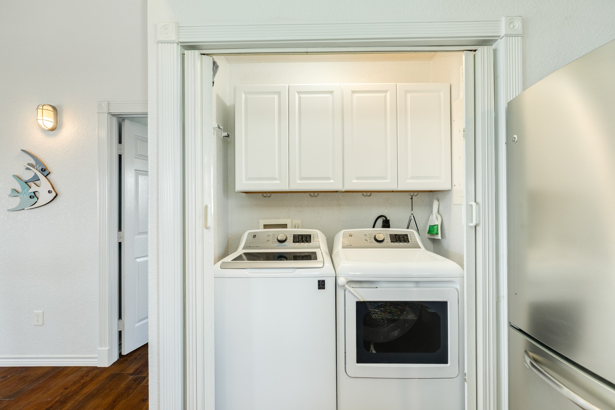 507 Point Lookout Surfside Beach, TX 77541 - Photo 26 of 31 a utility room with washer and dryer