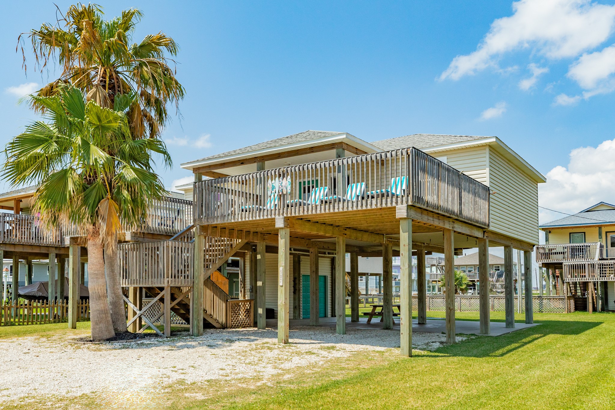 507 Point Lookout Surfside Beach, TX 77541 - Photo 3 of 31 a view of a house with a porch