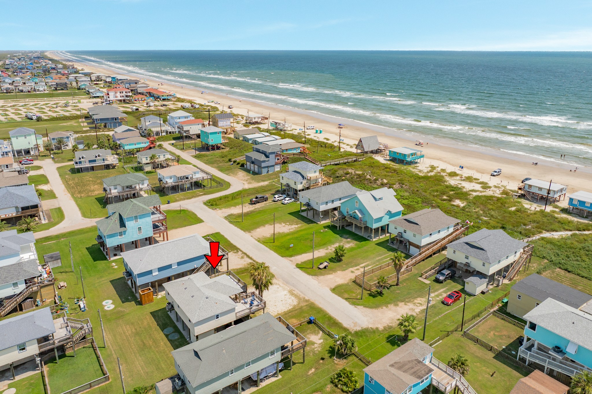507 Point Lookout Surfside Beach, TX 77541 - Photo 4 of 31 The home is very near the coast, close enough to see the water and hear the waves.