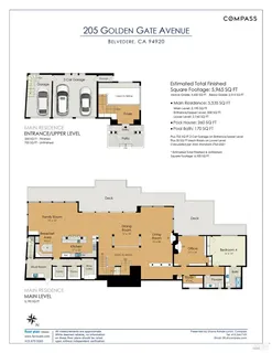 $9,750,000 | 205 Golden Gate Avenue, Belvedere, CA 94920