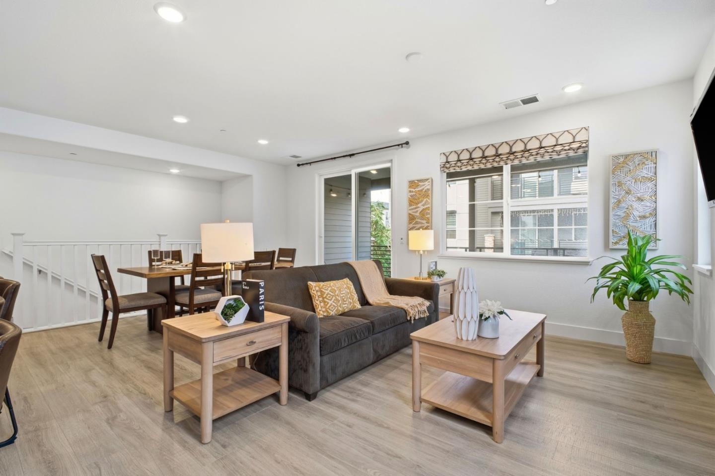 385 Line Street Hayward, CA 94544 - Photo 6 of 38 a living room with furniture potted plant and window