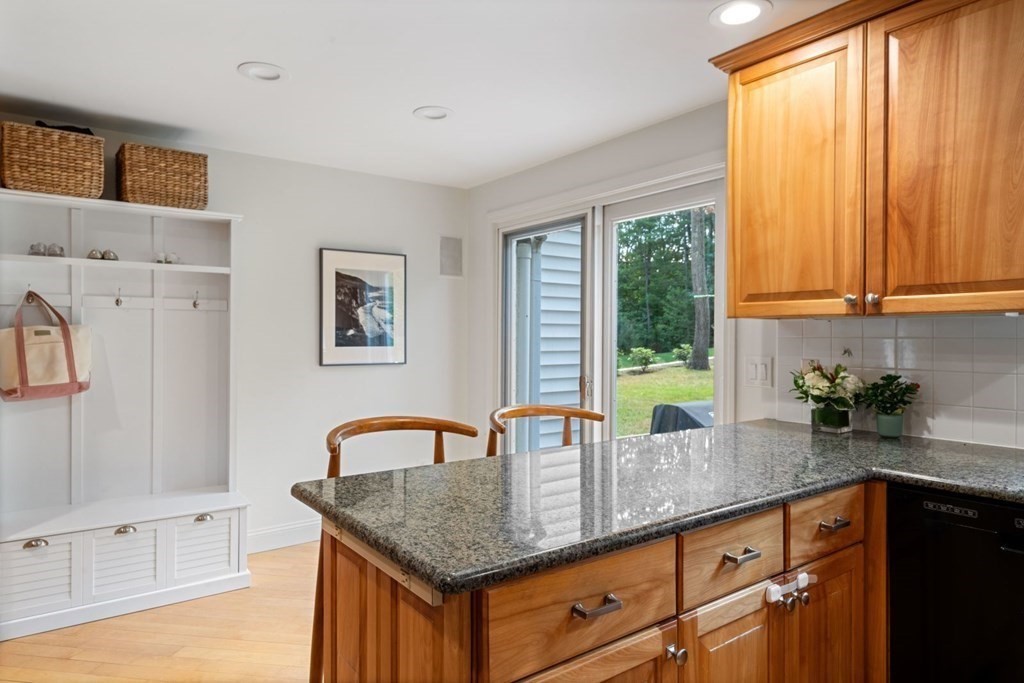 110 Suffolk Road Wellesley, MA 02481 - Photo 21 of 29 a kitchen with granite countertop a sink and a window