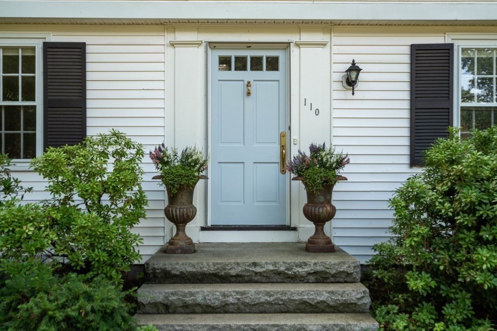 110 Suffolk Road Wellesley, MA 02481 - Photo 3 of 29 a view of a entryway in front of house