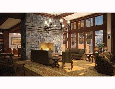 1 Vail Road, Unit 7201 Vail, CO 81657 - Photo 3 of 9 a black and white photo of a living room