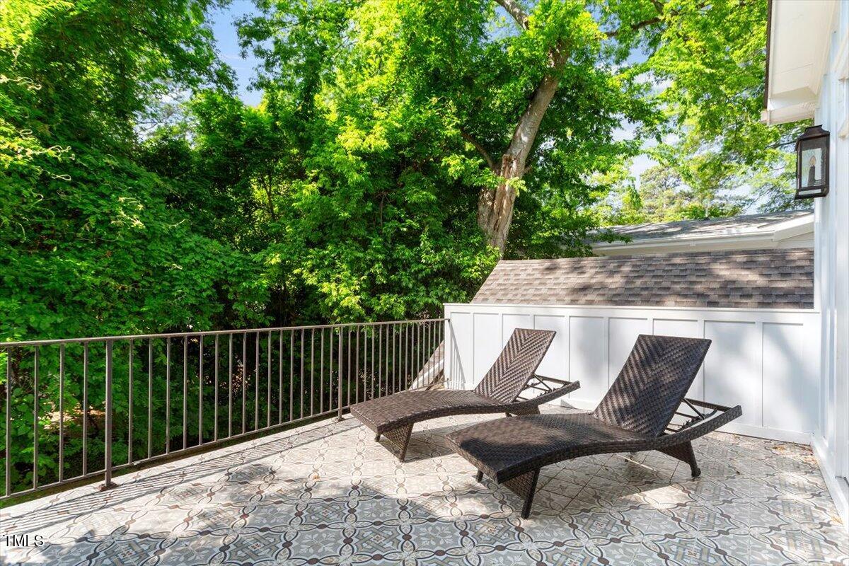 2613 Bedford Avenue Raleigh, NC 27607 - Photo 30 of 44 a view of balcony with furniture