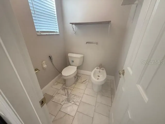 a bathroom with a tub