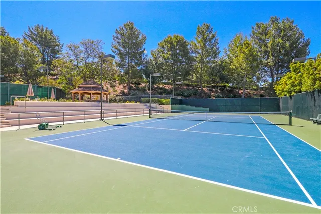 a view of a tennis court