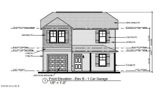 107 West Sater Street Pinetops, NC 27864 - Photo 3 of 28 front elevation