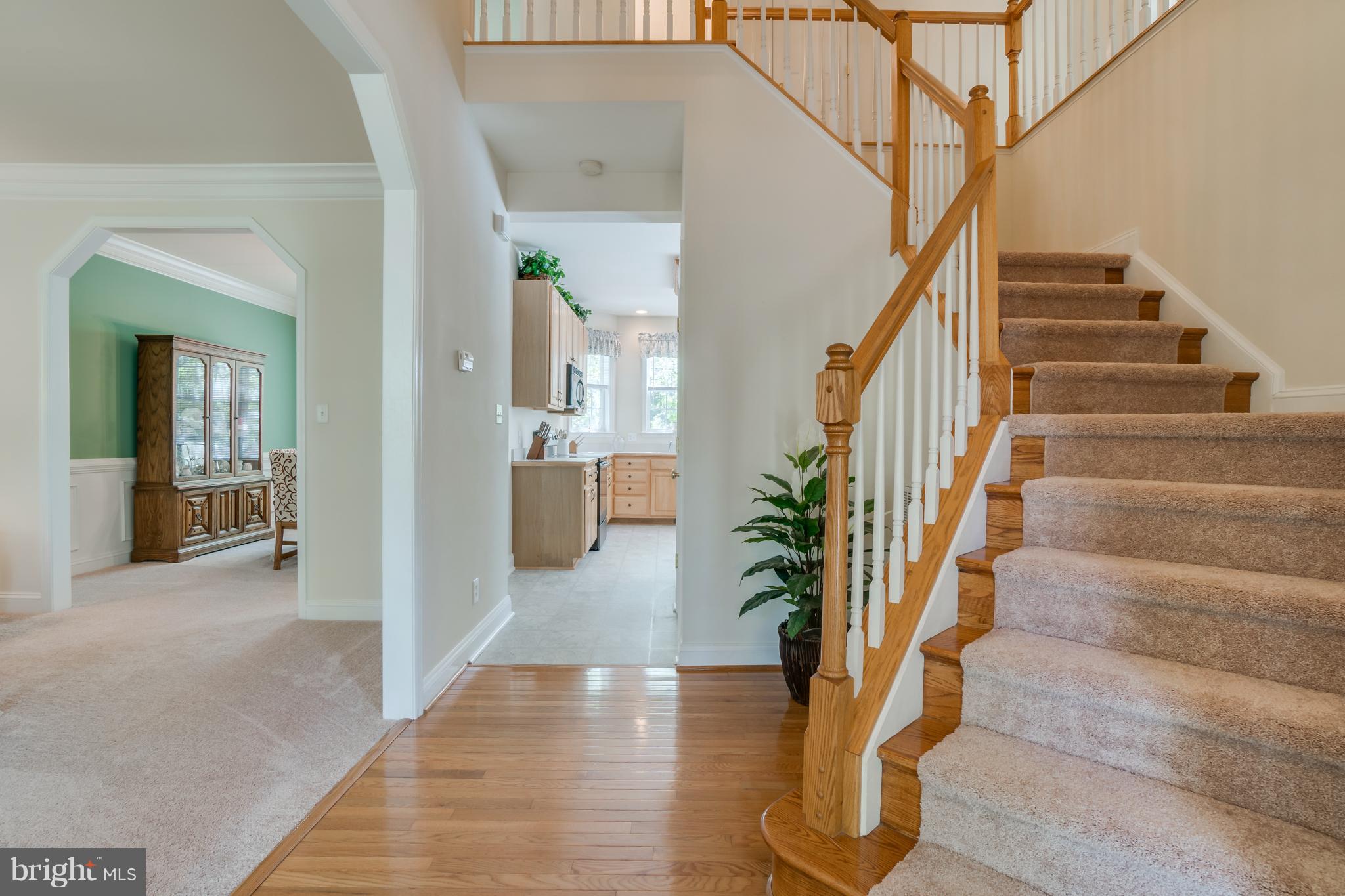 13 Ridgeway Road Stafford, VA 22556 - Photo 3 of 30 Foyer with Gleaming Wood Floors