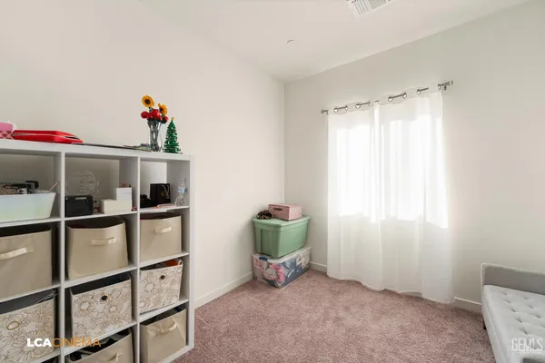 a room with furniture