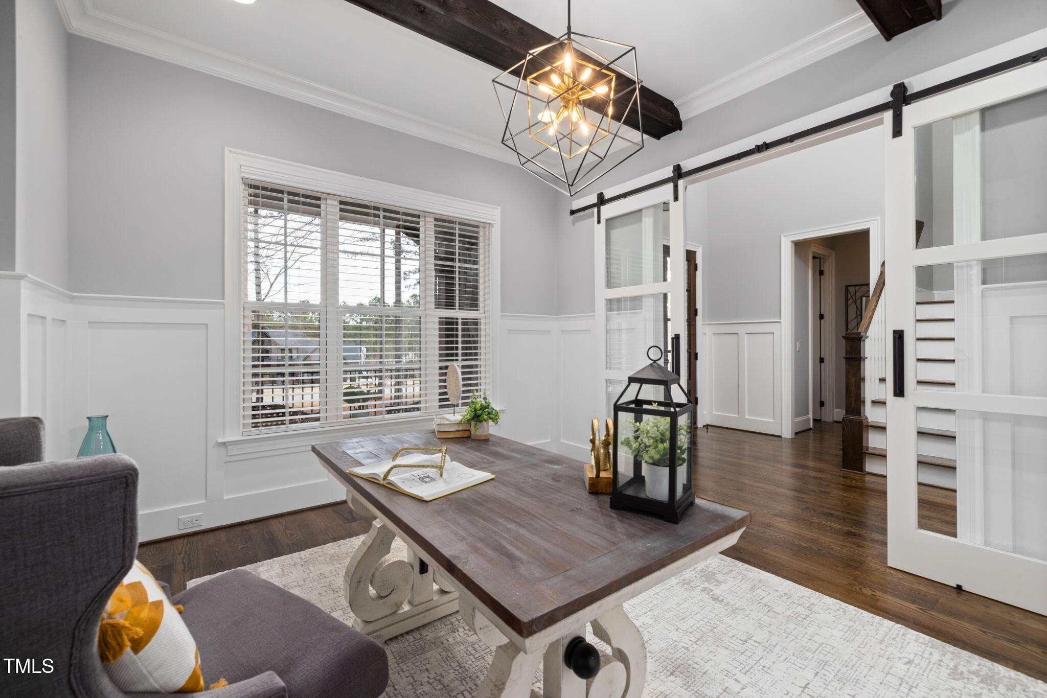 170 Pine Cone Loop Pittsboro, NC 27312 - Photo 13 of 58 a living room with furniture and a chandelier