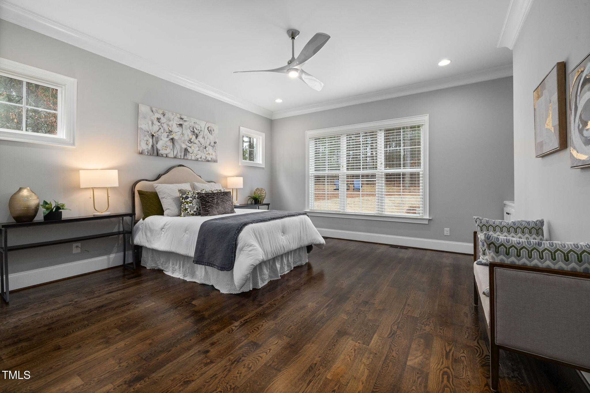 170 Pine Cone Loop Pittsboro, NC 27312 - Photo 26 of 58 a bedroom with a bed and wooden floor